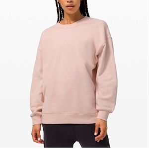 Lululemon Perfectly Oversized Crew
Feather Pink